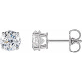 14K  W L/M I1 2CTW Dia Stud Earrings.